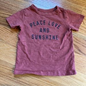 Little Co. by Lauren Conrad peace love and sunshine T-shirt size 2T